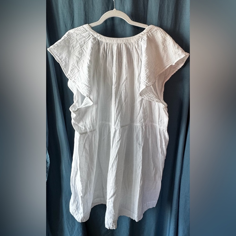 Old Navy White V-Neck Dress Size XXL - Picture 2 of 4